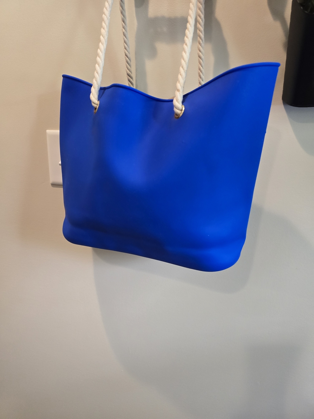 Blue Rope-Handle Tote Bag  Beach & Everyday Bag